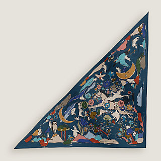 HERMES レンゲ Mille et Un Lapins triangle | Hermès Mainland China